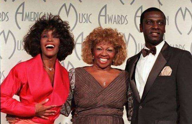 John Russell Houston former wife Cissy Houston and their children Whitney Houston and Michael Houston.